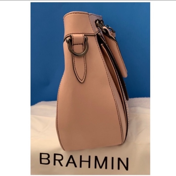 😎 BRAHMIN Raelynn Blossom Pink Galveston Satchel NWT $345 - Picture 11 of 13